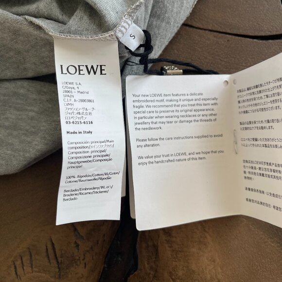 Loewe: RARE Embroidered Mushroom Shroom Psychedelic T Shirt FW23 - Picture 11 of 14